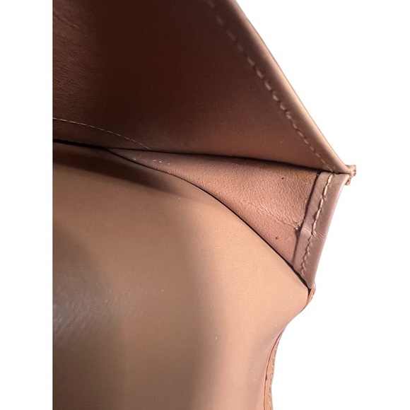 Authentic Cartier Trinity Beige Leather Double Handle Clutch Bifold Wallet - Picture 9 of 15